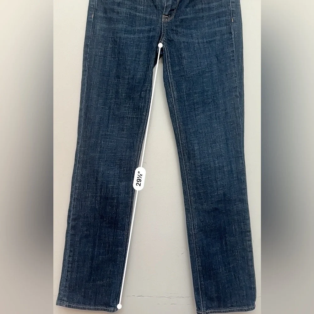 J.Crew Matchstick Stretch Jeans Women’s Size 28S Dark Wash Straight Leg - Picture 7 of 10